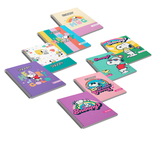 Cuaderno Universitario Diseño Snoopy 21x25 cm 100 hojas