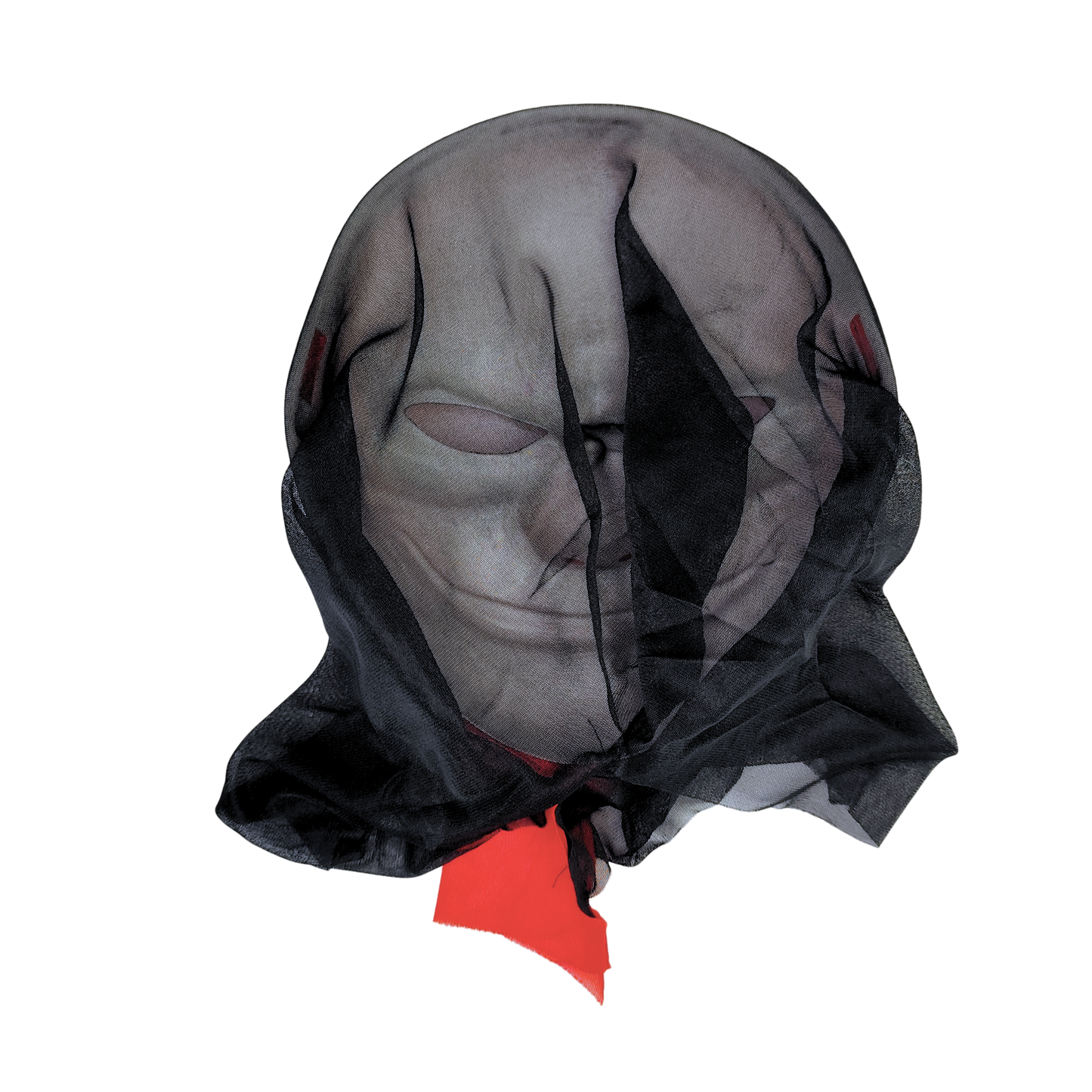 Máscara Payaso Ojos Negro Plástico Duro Adulto  Halloween