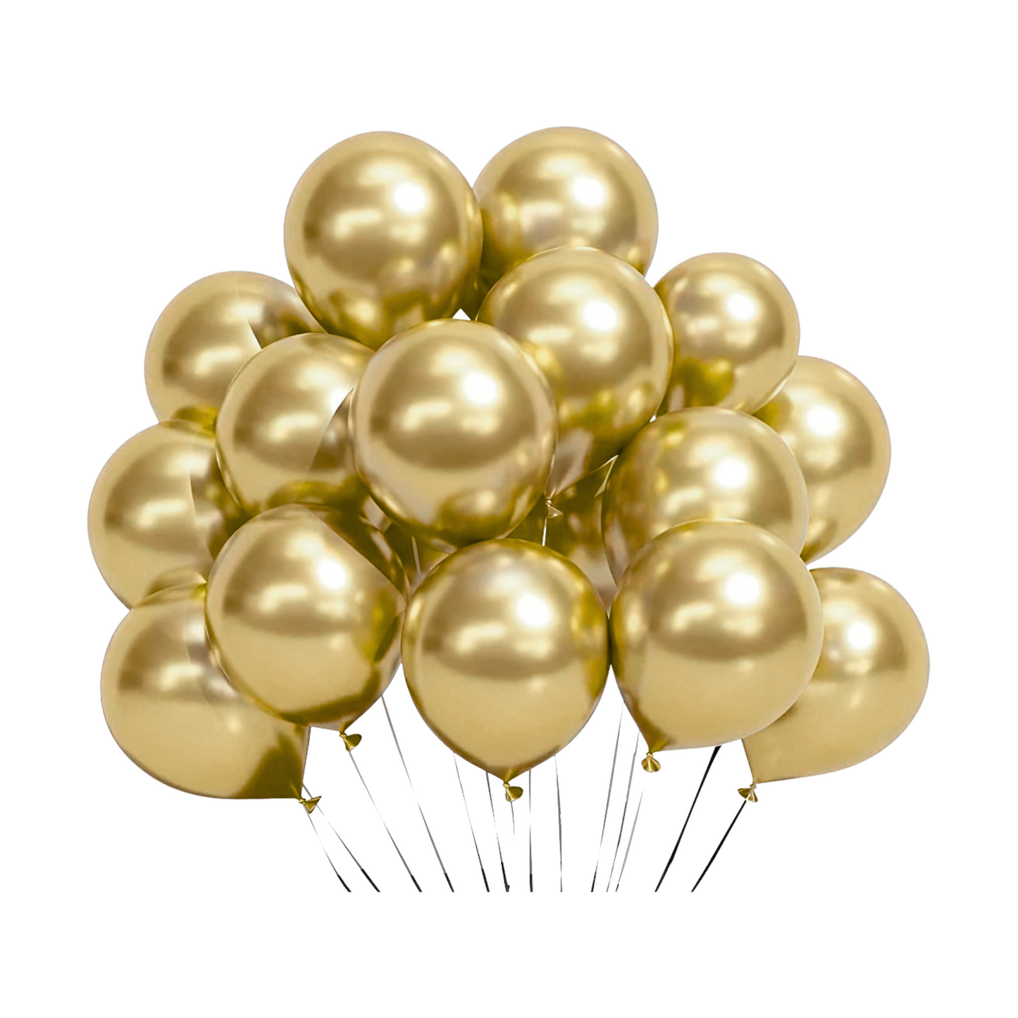 Globos Cromados N°9 50 Unidades