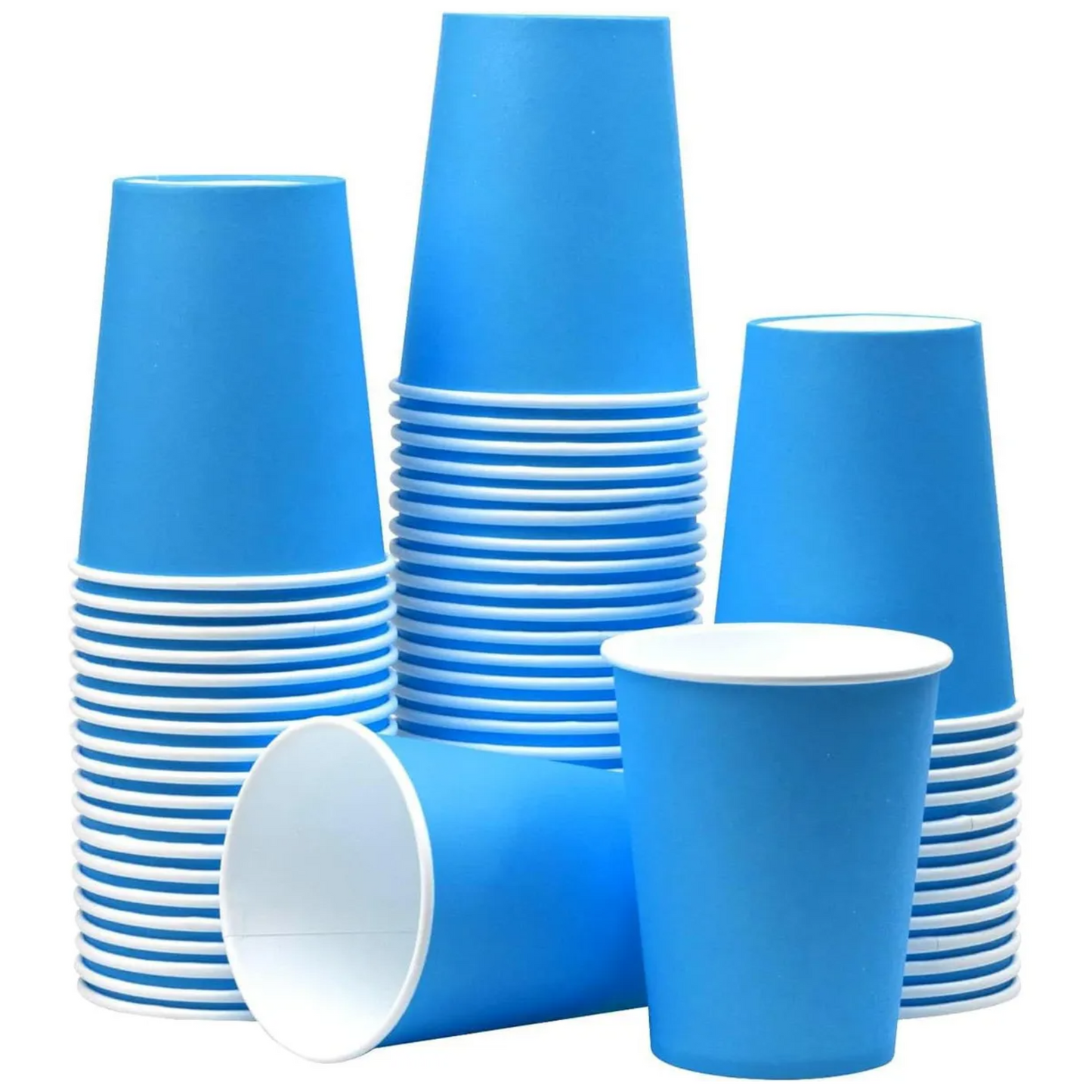 Vasos Bicolor Plastico 500 mL 16 OZ 10 Unidades Colores