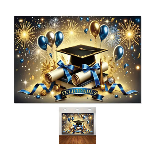 Fondos para fotos Graduación 80x125 cm
