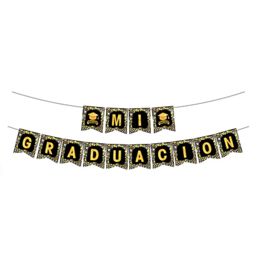 Guirnalda Mi Graduación Efecto Glitter 5 Mts