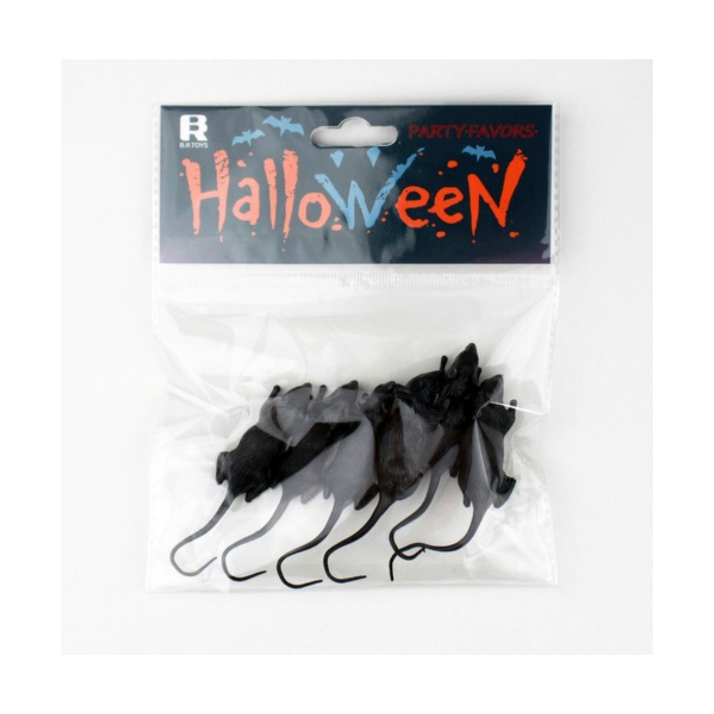 Set 6 Unidades Ratones Plásticos Decoración Halloween