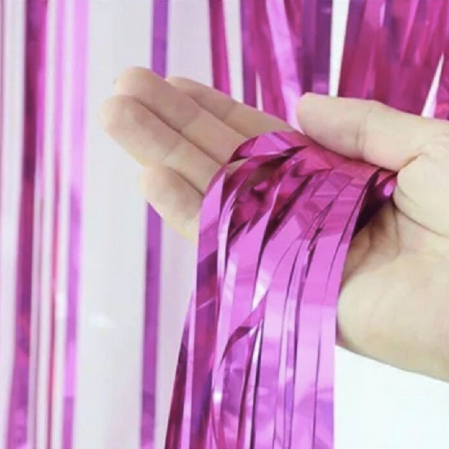 Cortina Decoración Metálica Guirnalda 2x1 mts