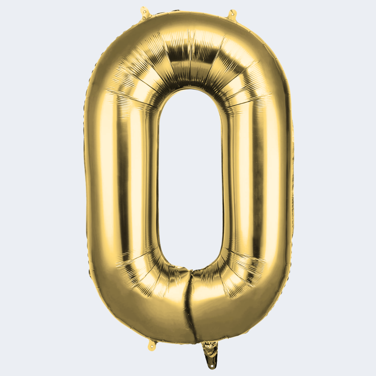 Globos Número Metalizado Dorado 32 cm