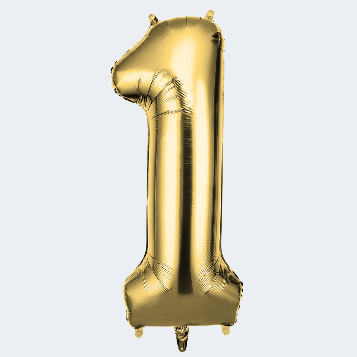 Globos Número Metalizado Dorado 32 cm