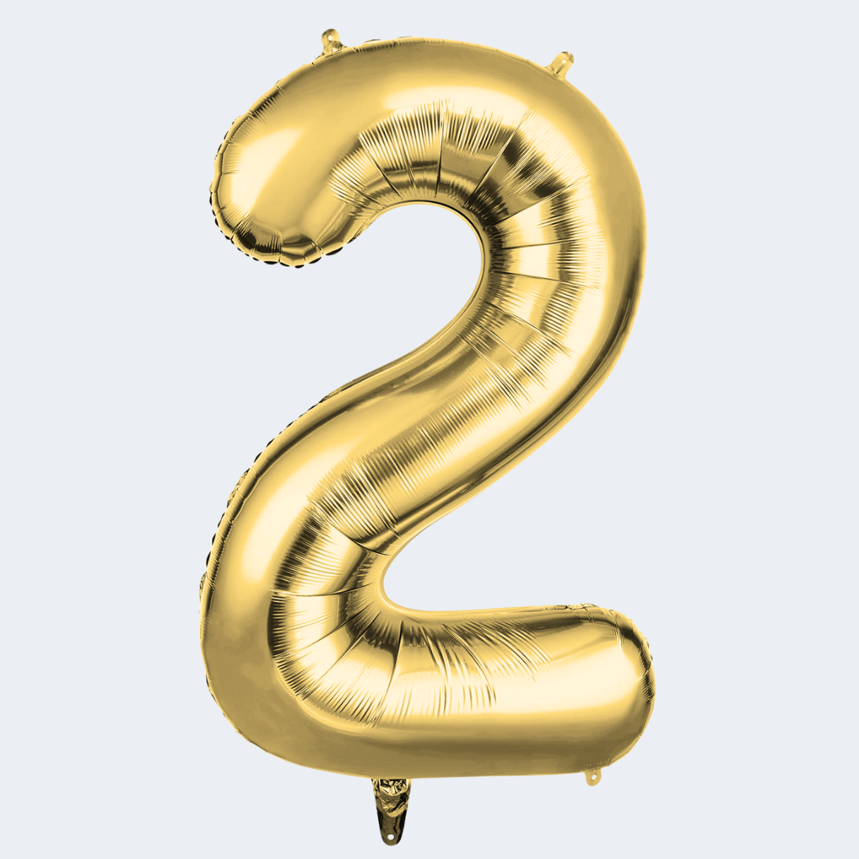 Globos Número Metalizado Dorado 32 cm