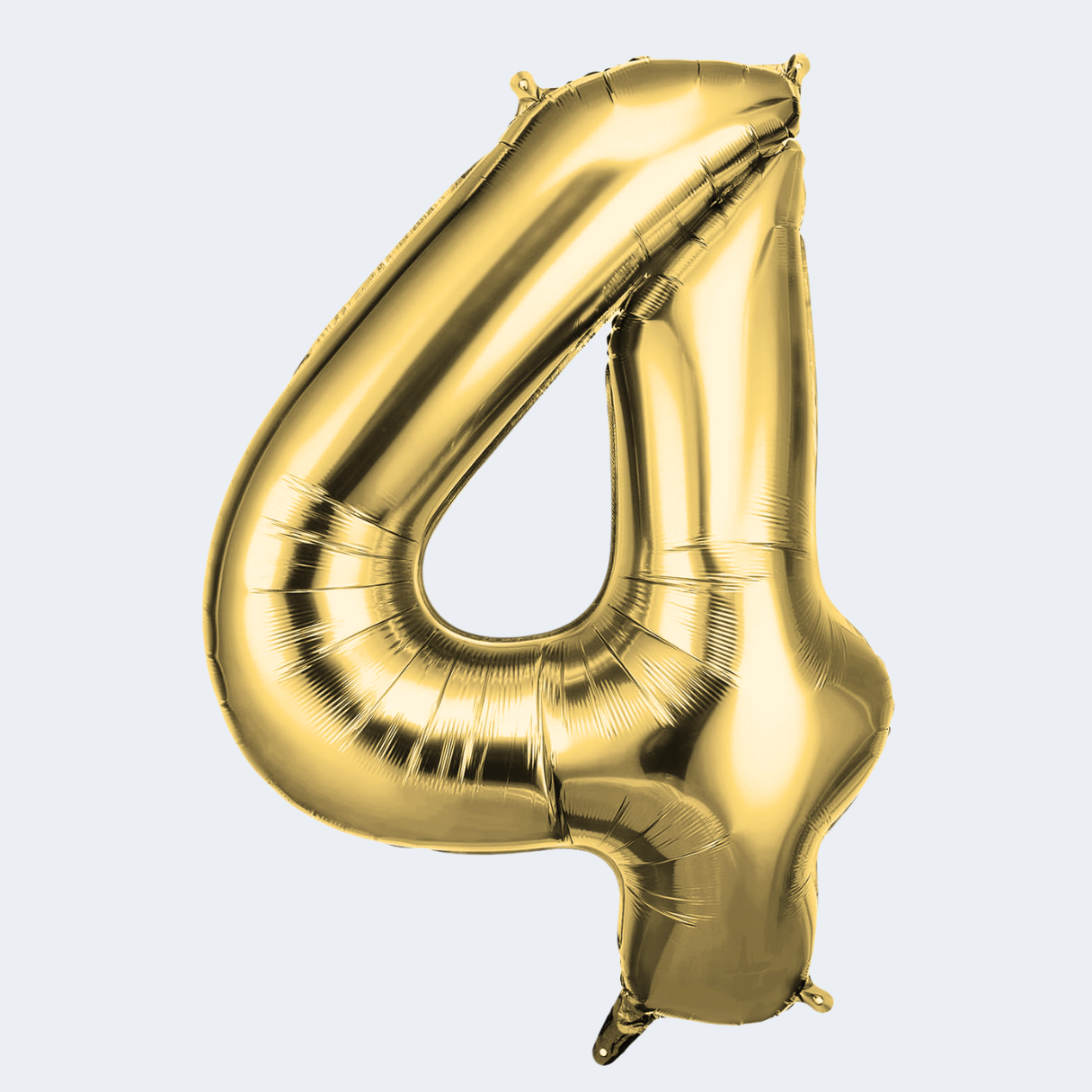 Globos Número Metalizado Dorado 32 cm