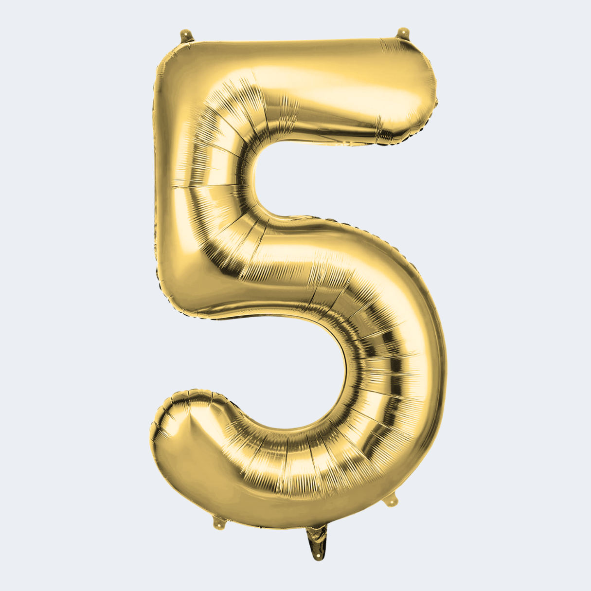 Globos Número Metalizado Dorado 32 cm