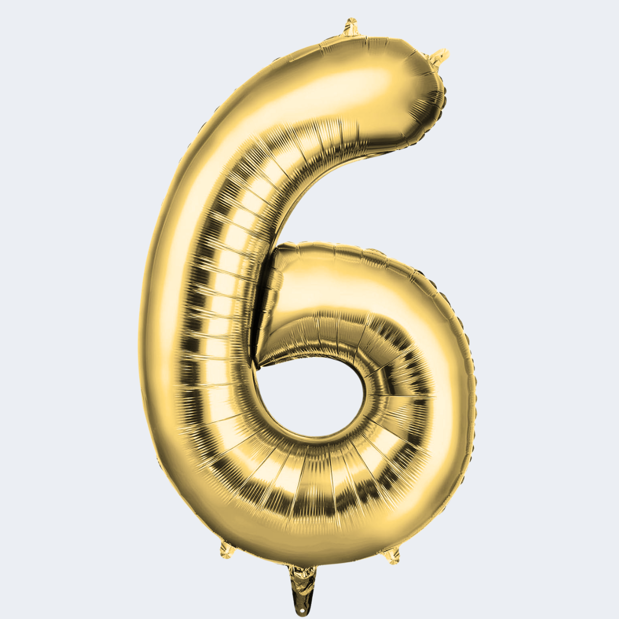 Globos Número Metalizado Dorado 32 cm