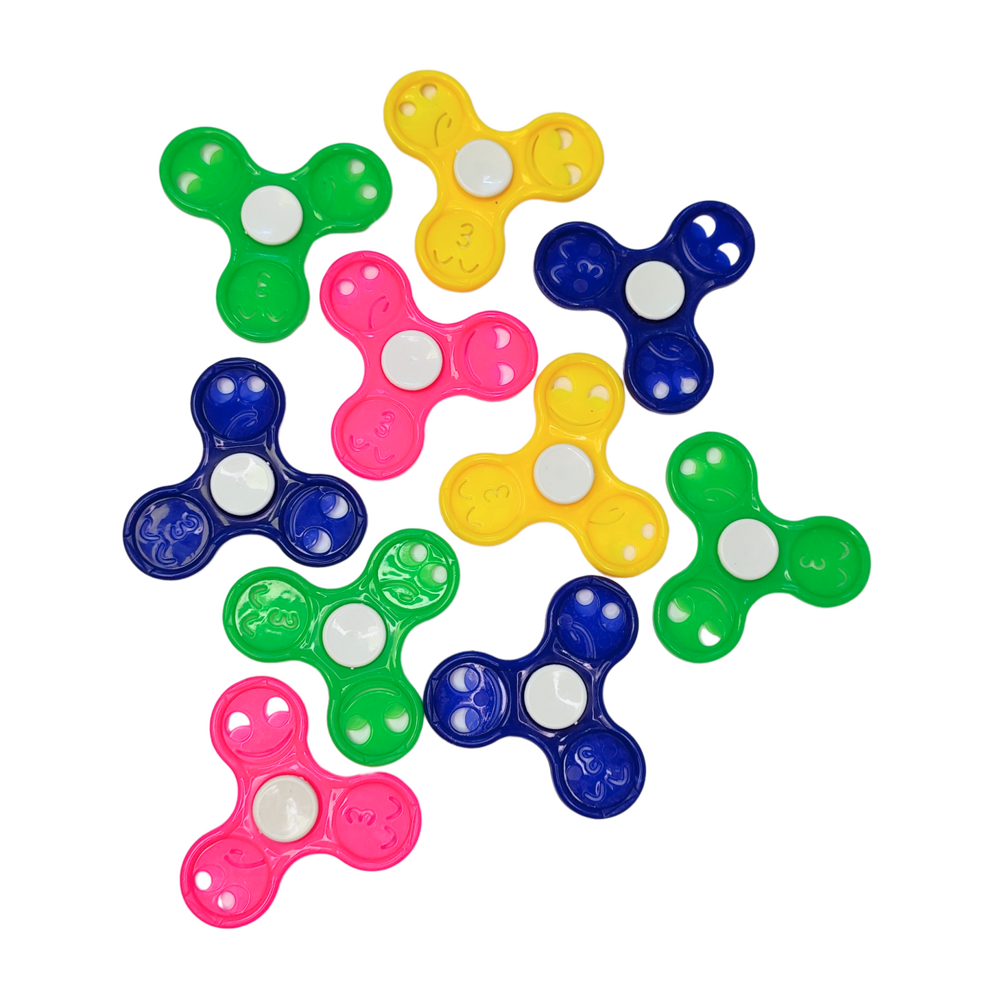 Spinner plástico 6x6 cm 10 unidades