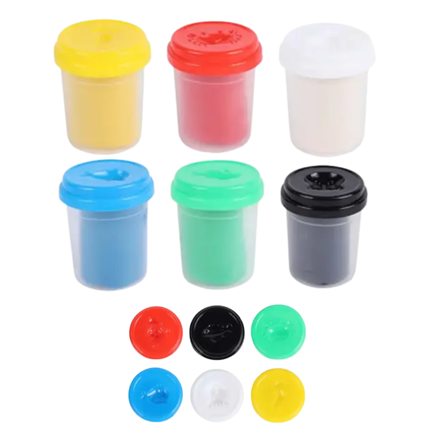 Masa Moldeable Foamy Material Escolar 6 Colores 5,3x6 cm