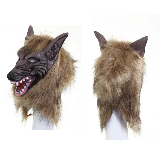 Máscara Hombre Lobo Látex Furry Halloween