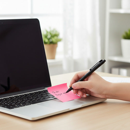 Notas Adhesivas Colores 100 Hojas 76x76mm Escolar Oficina