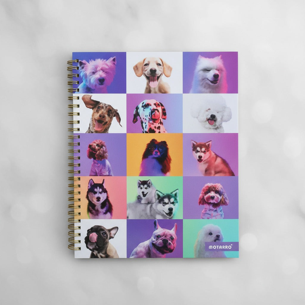 Cuaderno Universitario Mascotas 21x25 cm 100 hojas