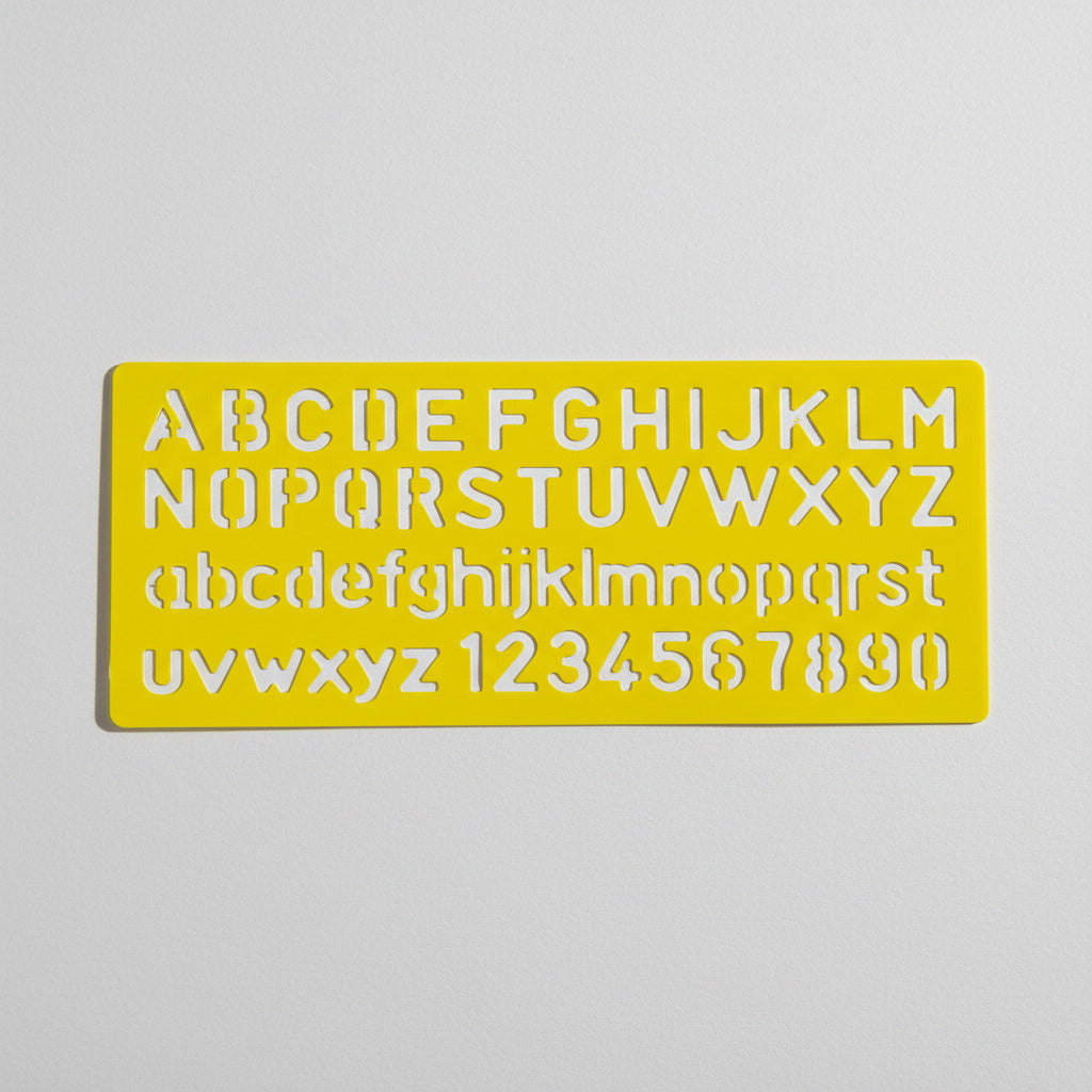 Regla Con Letras Y Números Abecedario 15 cm Plástica