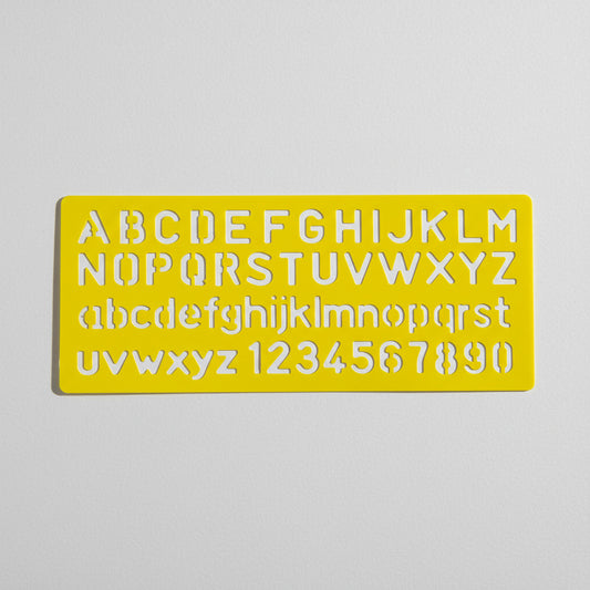 Regla Con Letras Y Números Abecedario 15 cm Plástica