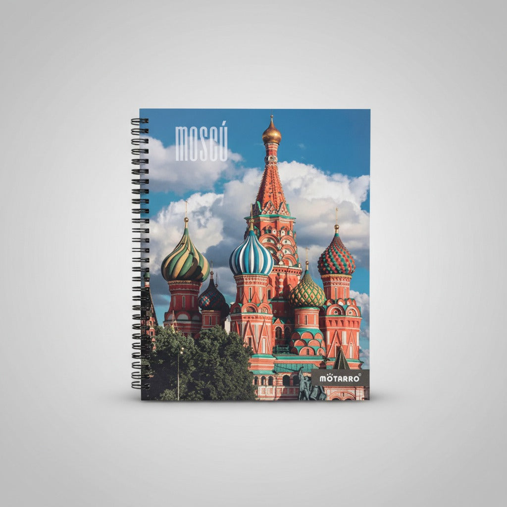 Cuaderno Universitario Diseños de Mundo 21x25 cm 100 hojas