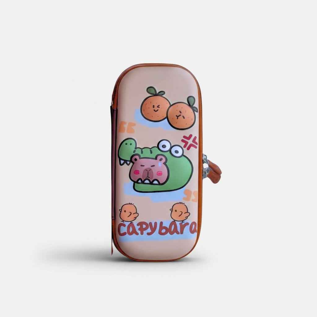 Estuche Box Rígido 22x11 cm Capibara Variedades