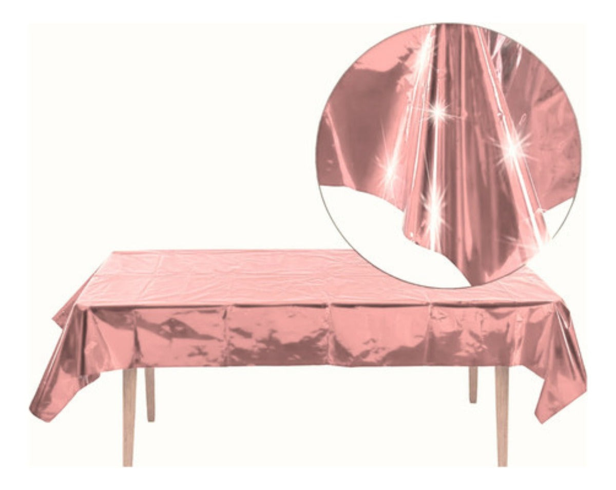 Manteles Metálicos 137x183 Cm Cumpleaños Variedades