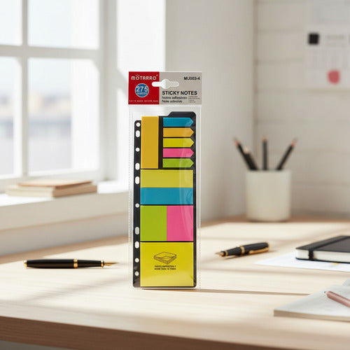 Set Notas Adhesiva Post It Fluorescentes