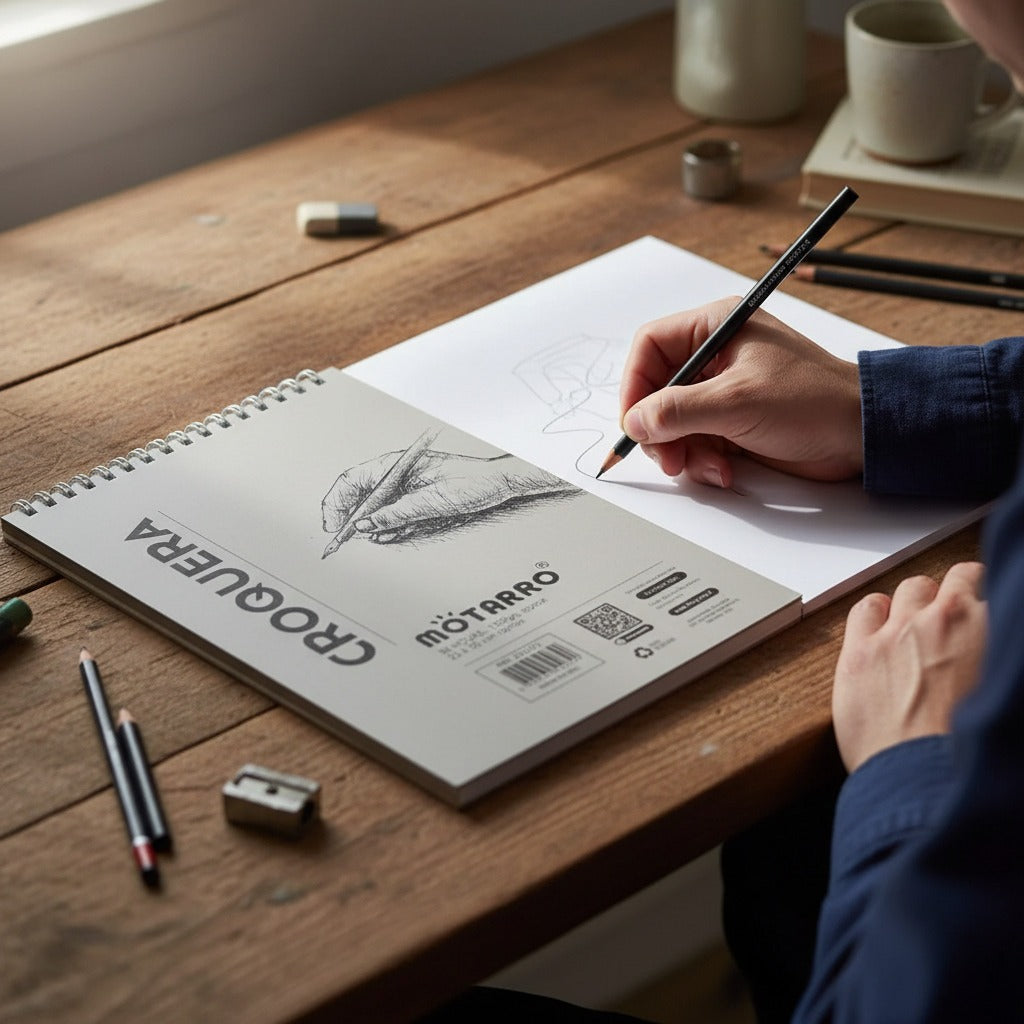 Croquera Escolar 50 Hojas  21x16 cm