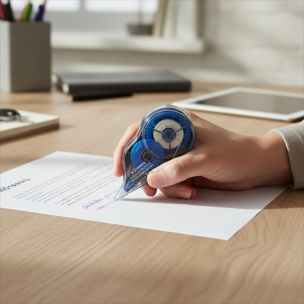 Pack 3 Cinta Correctora Blanco 5mm X 8m