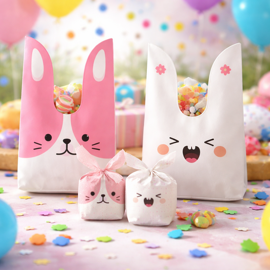 Bolsas Conejo Para Dulces Pascua Regalo 12 Unidades 13,5x22 cm Variedades