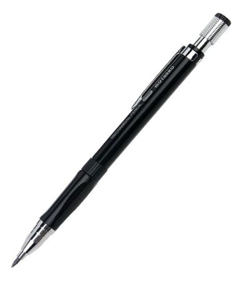 Portaminas Metálico 2.0 Mm Hb Repuestos Minas Color Negro