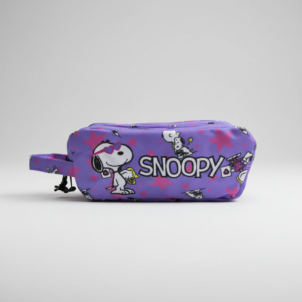 Estuche Doble Cierre Snoopy Charlie Brown 21x9 Cm  Variedades