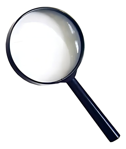 Lupa 100 mm 5x Aumento Lectura Escolar