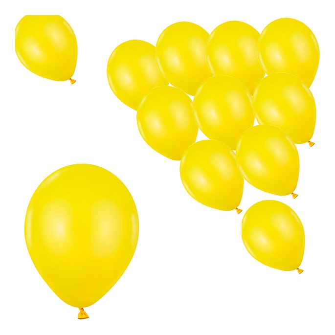 Globos De Látex Liso 25 cm  25 Unidades Variedades
