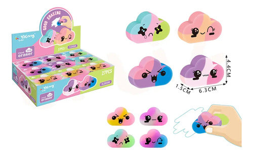 Gomas Borrar Nube Kawaii 4,4x6,3x1,5 Cm Variedades