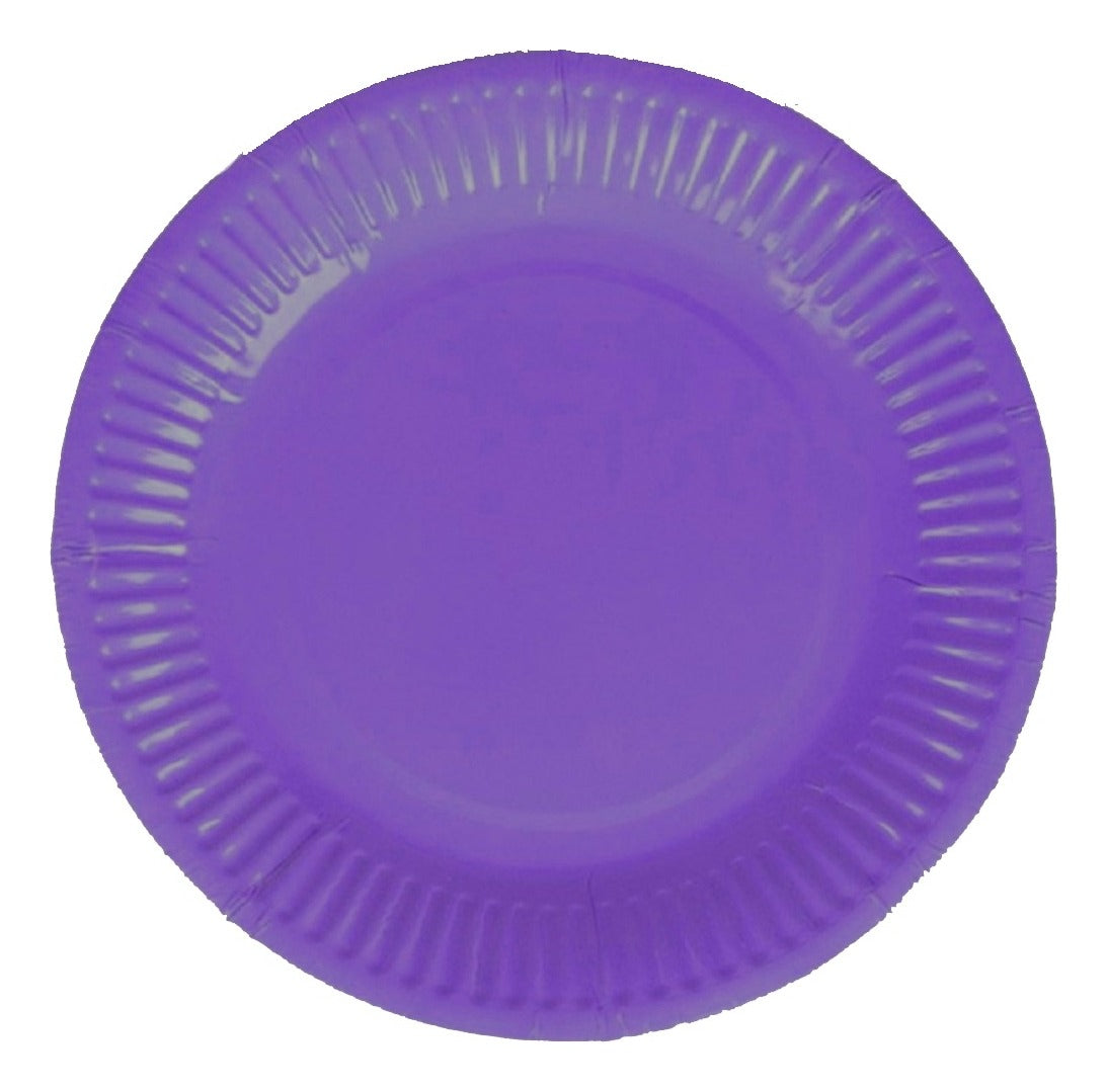 Platos de Cartón Colores 10 Unidades