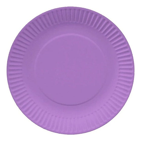 Platos de Cartón Colores 10 Unidades