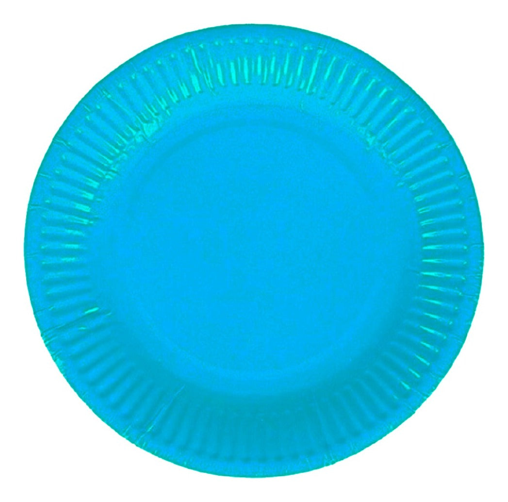 Platos de Cartón Colores 10 Unidades