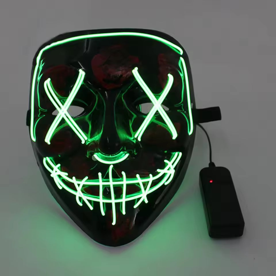 Máscara La Purga luz led Colores