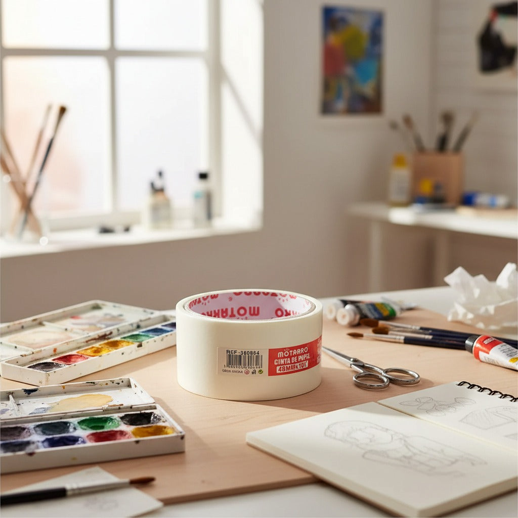 Cinta Masking Tape 48mmx30m Útil Escolar