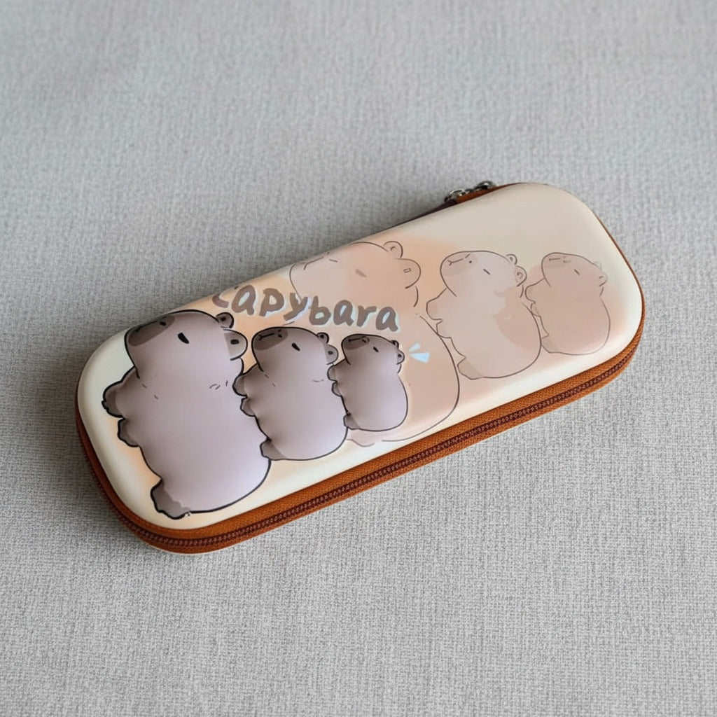 Estuche Box Rígido 22x11 cm Capibara Variedades