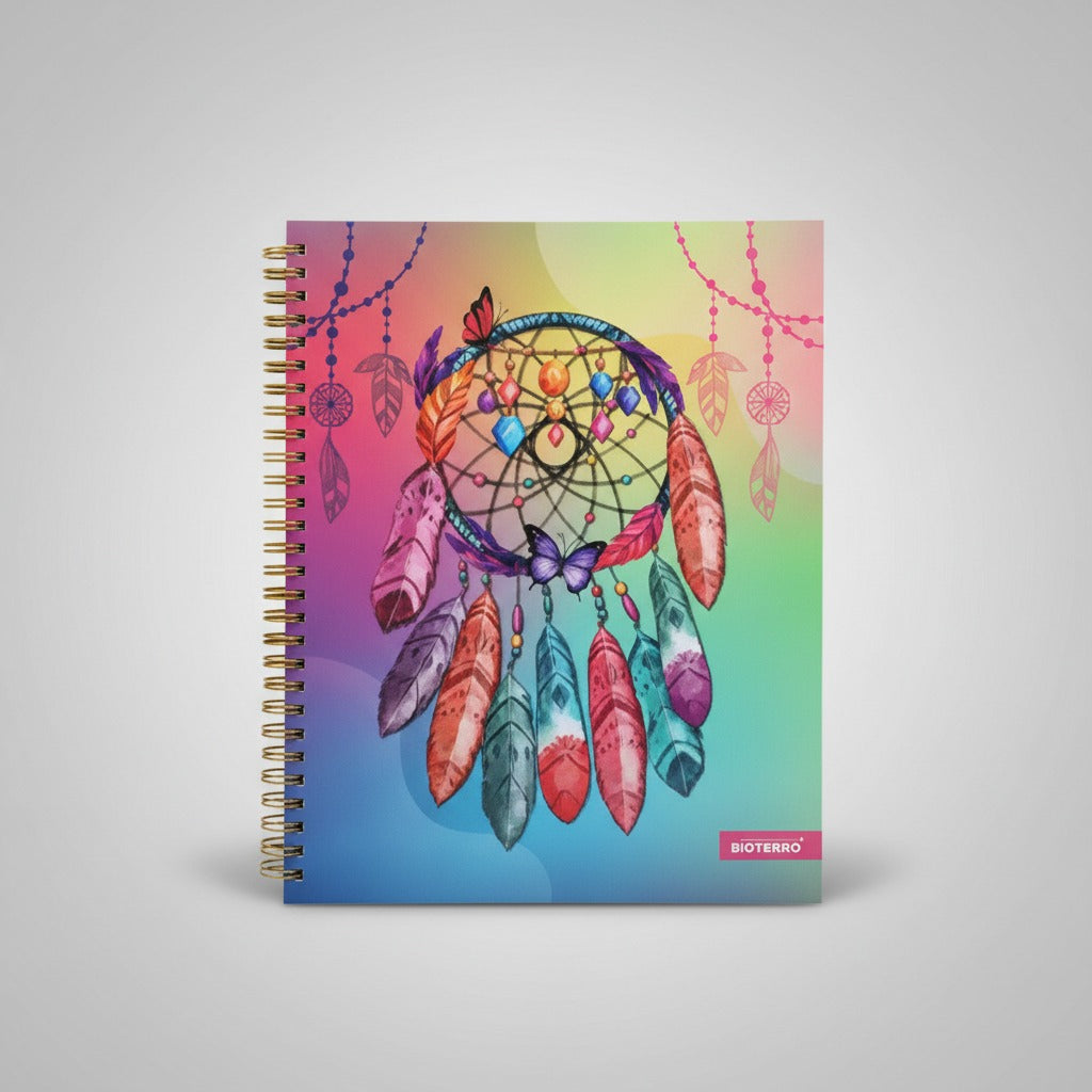 Cuaderno Universitario Naturaleza Pasteles 21x25 cm 100 hojas