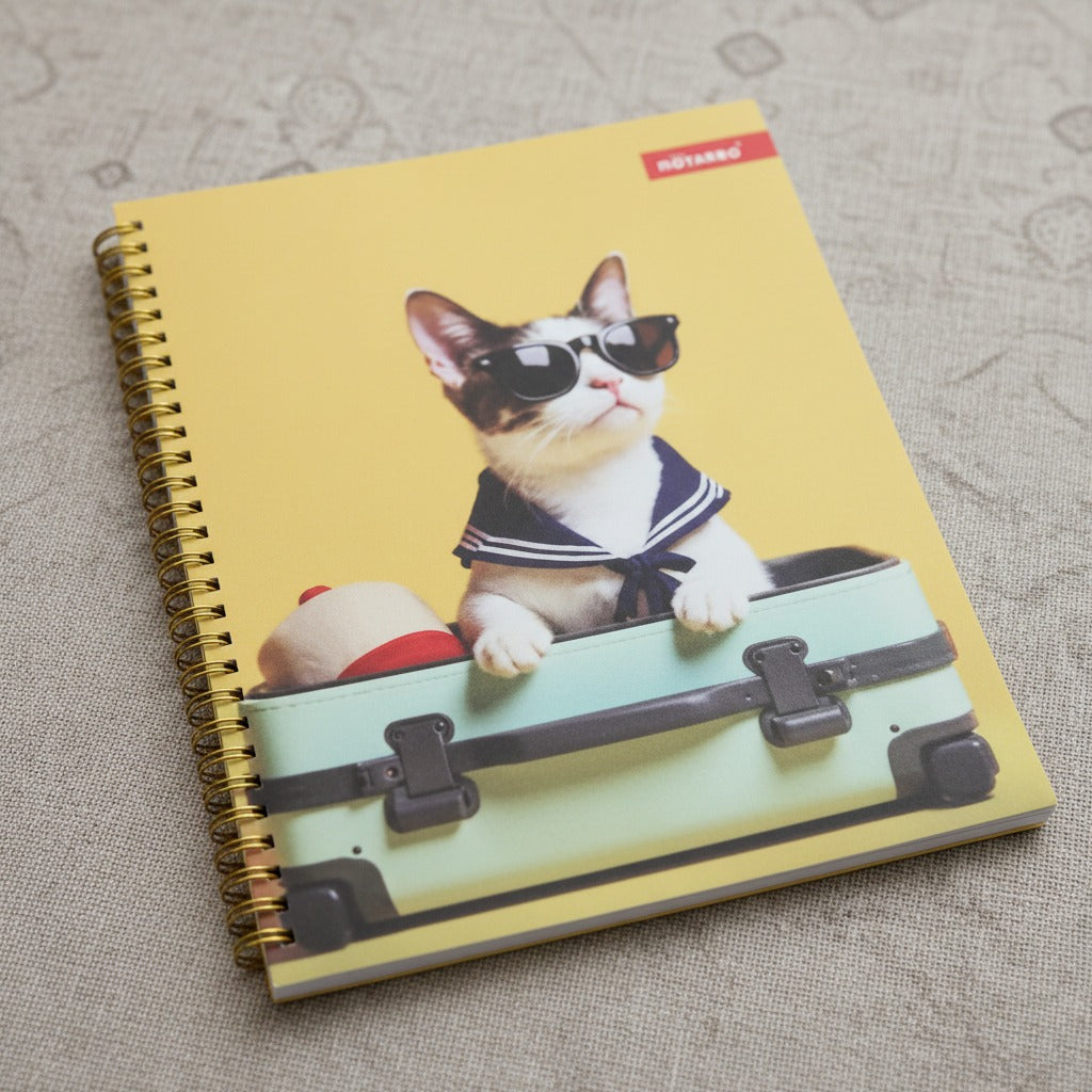 Cuaderno Universitario Mascotas 21x25 cm 100 hojas