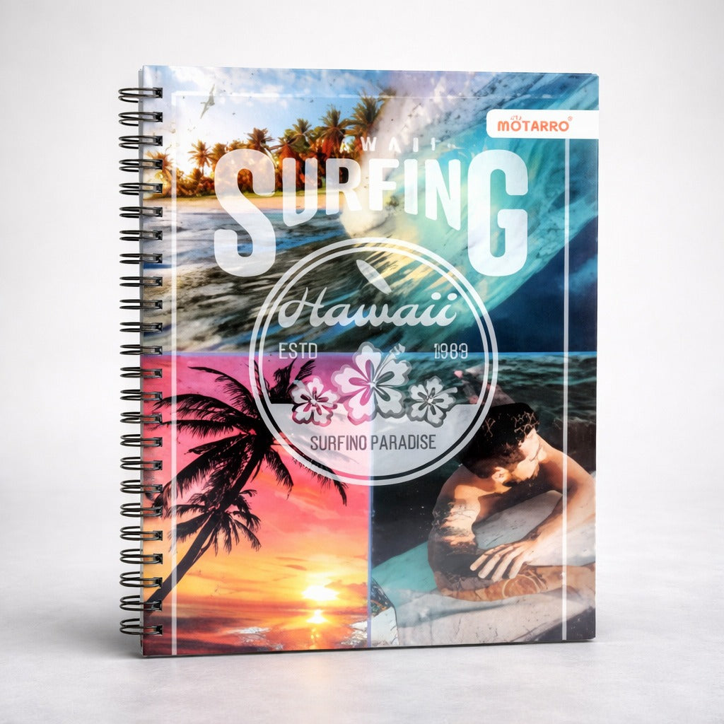 Cuaderno Universitario Diseños Summer 21x25 cm 100 hojas