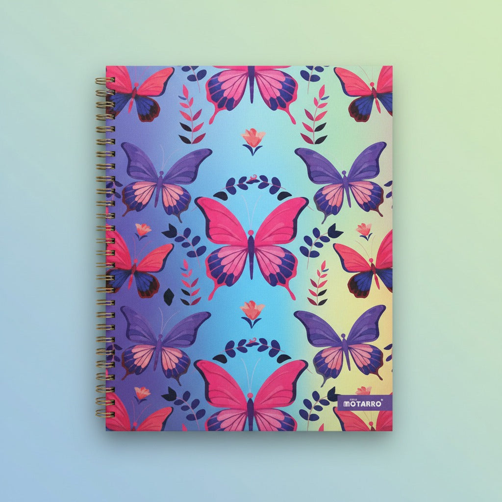 Cuaderno Universitario Naturaleza Pasteles 21x25 cm 100 hojas