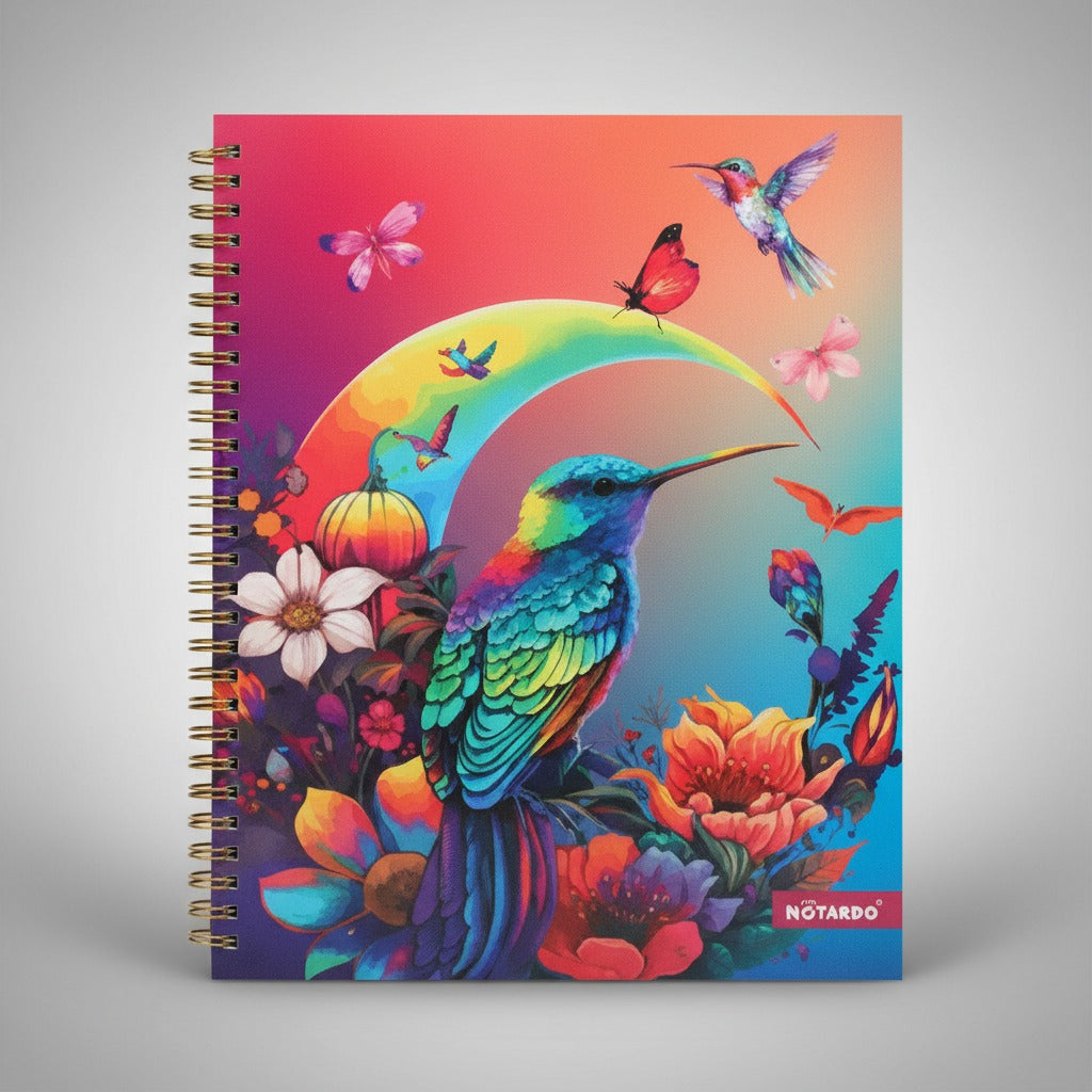 Cuaderno Universitario Naturaleza Pasteles 21x25 cm 100 hojas