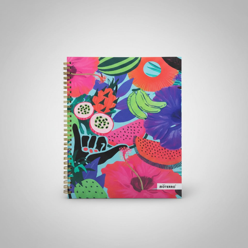 Cuaderno Universitario Naturaleza Abstracto 21x25 cm 100 hojas