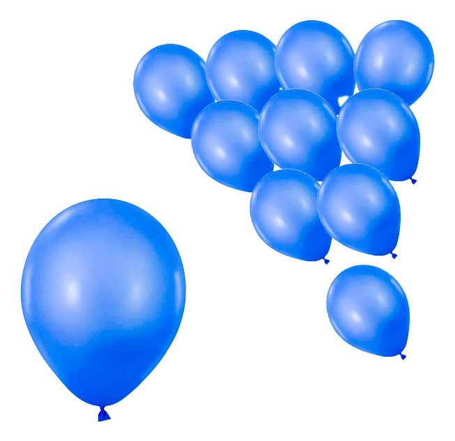 Globos De Látex Liso 25 cm  25 Unidades Variedades