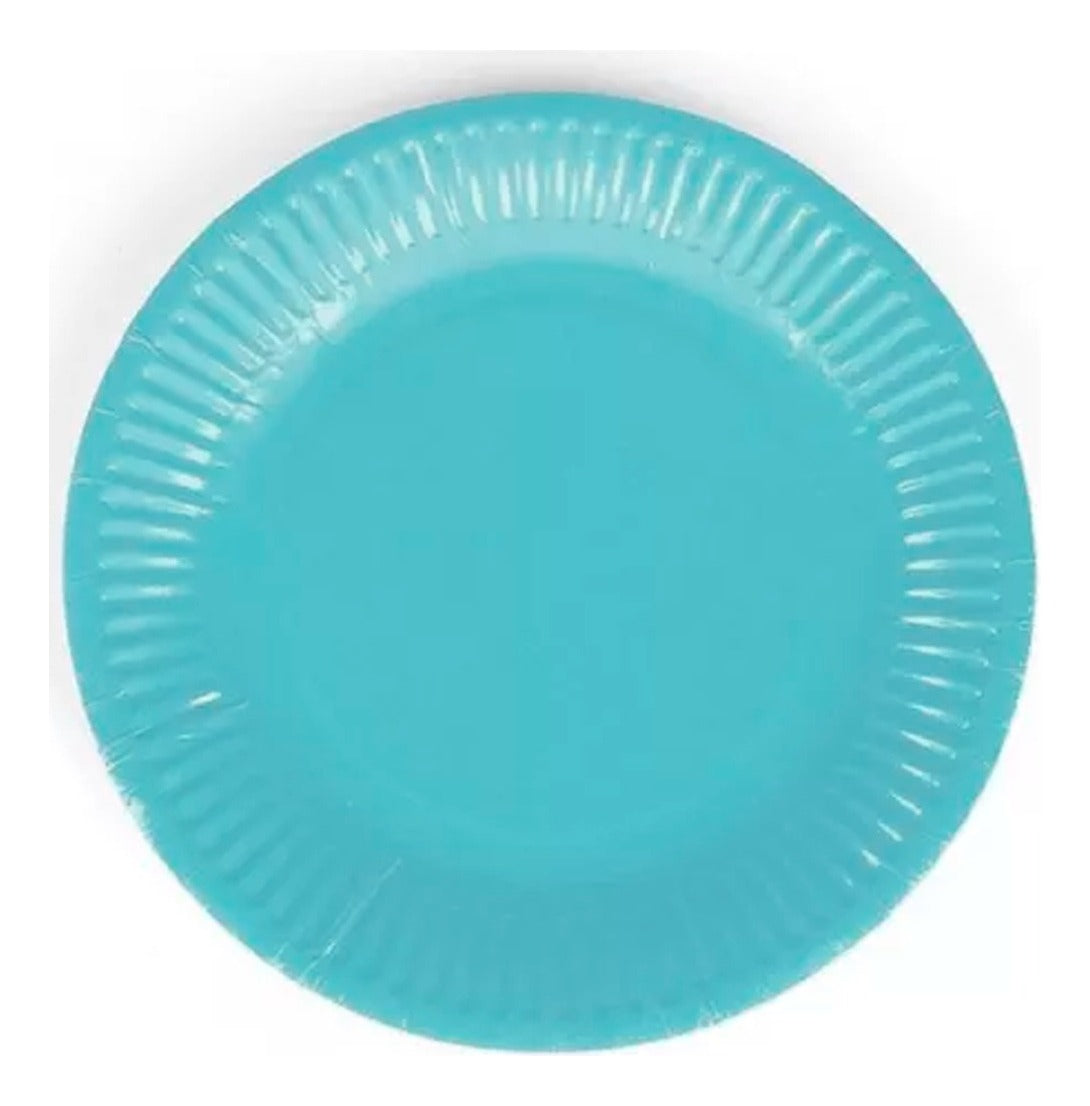 Platos de Cartón Colores 10 Unidades