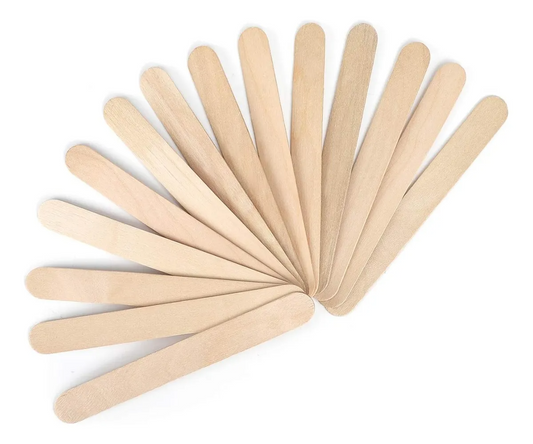 Palos de Helado de Madera Material Escolar 11,4x2 cm 50 unidades