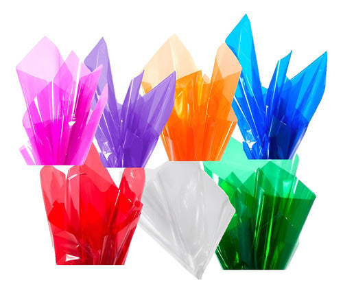 Papel Celofán 2 Pliegos 100x62,5 Cm