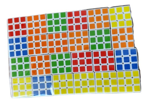 Cubo Rubik 3x3 cm 12 Unidades